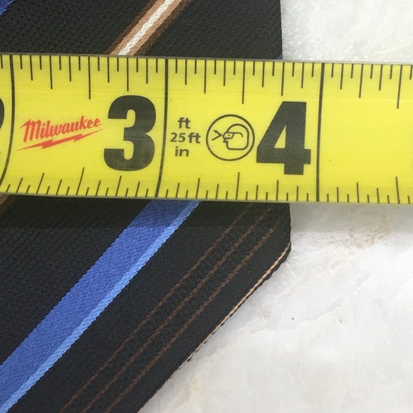 UMBRIA ALL SILK BLUE REGIMENT TIE - Picture 12 of 12